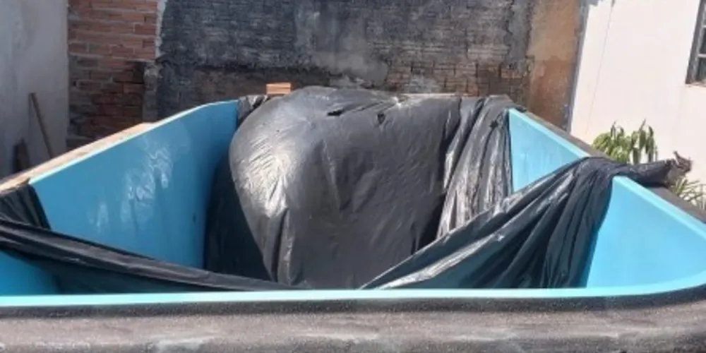 Os policiais chegaram até a residência após receberem uma denúncia