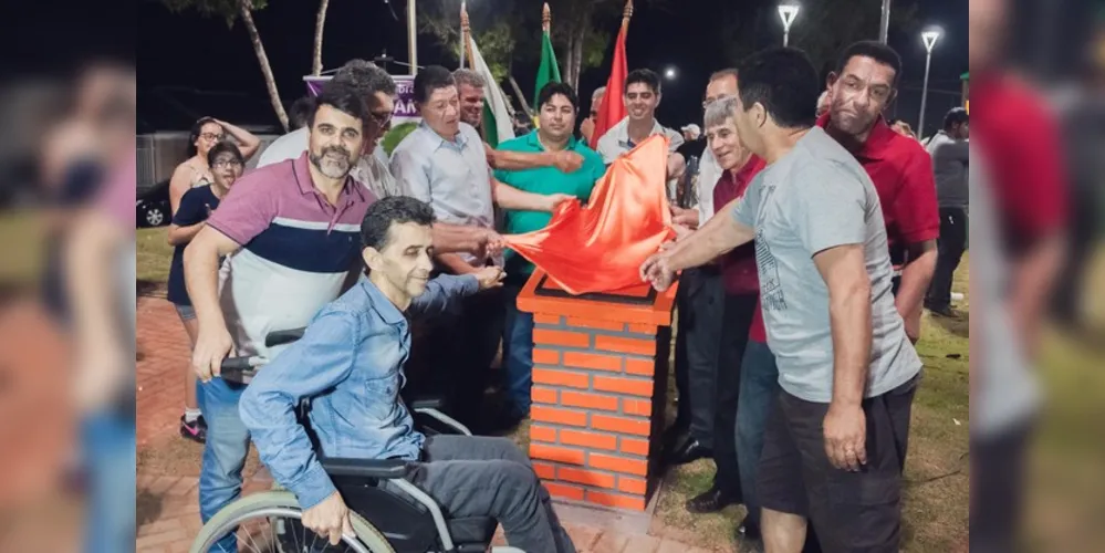Inauguração do espaço de lazer encerrou com três jogos amistosos

