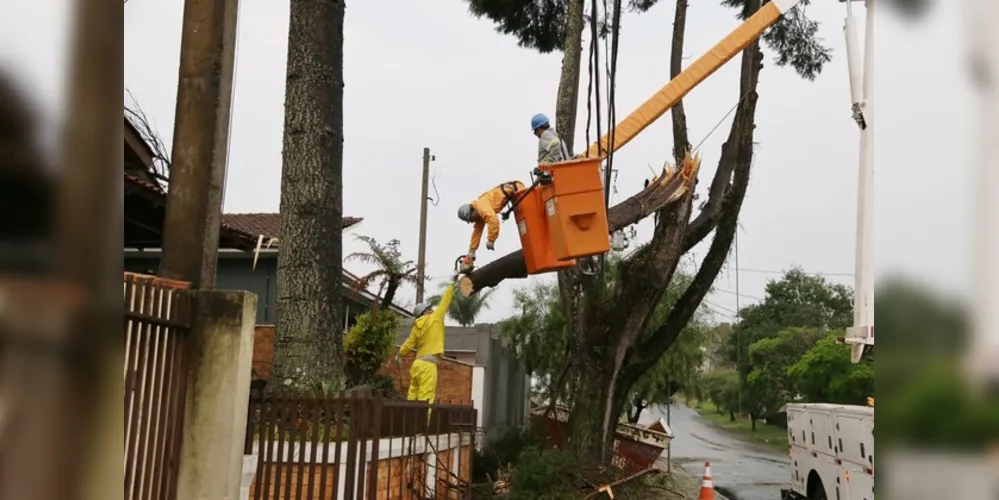 s chuvas, granizos e vendavais afetaram 24 municípios da Região Metropolitana de Curitiba, Campos Gerais, Centro e Centro-Sul do Estado