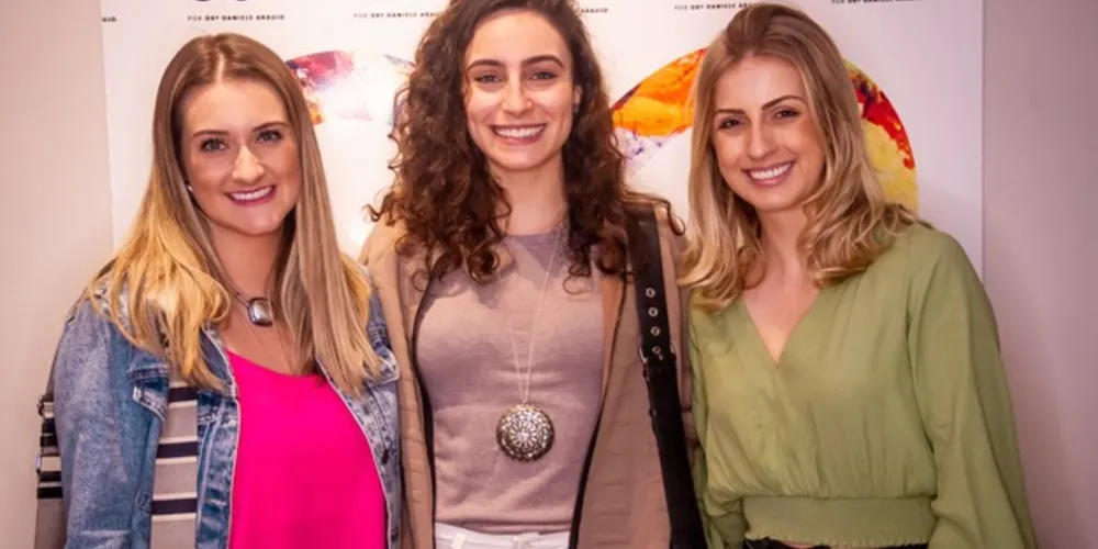 Renata Aleixo Genaro, Luiza Moro e Amanda Aleixo Rosas