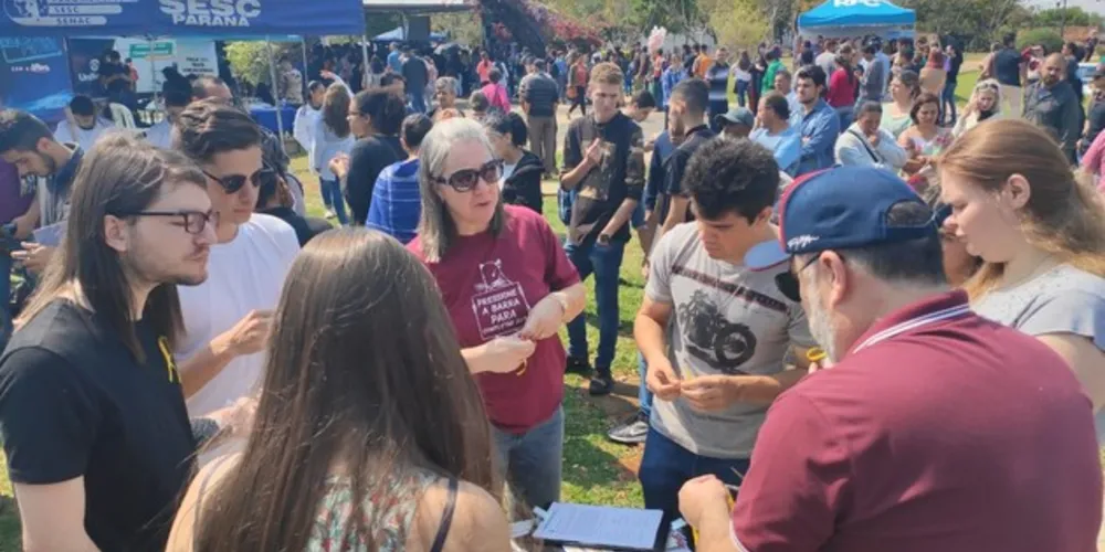 A instituição marcou presença na 1ª Feira de Qualificação, Emprego e Renda no município