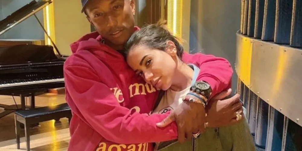 A brasileira não deu detalhes sobre o encontro, que aconteceu em um estúdio nos Estados Unidos