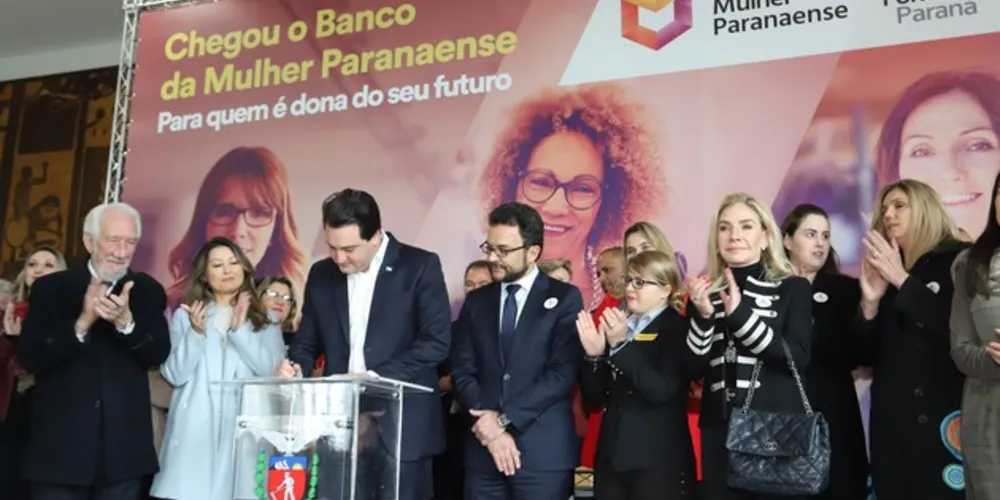 Carlos Massa Ratinho Junior apresentou nesta terça-feira (24) o programa Banco da Mulher Paranaense