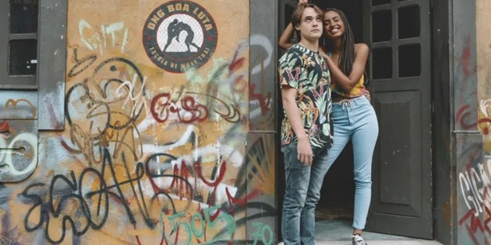Malhação-Jaque (Gabz) e Thiago (Danilo Maia) 