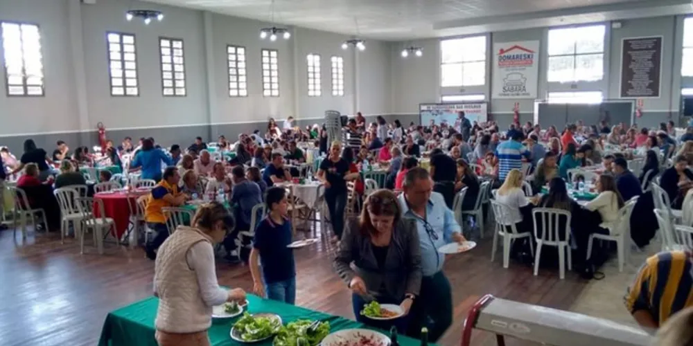 Na primeira edição, o almoço foi um sucesso