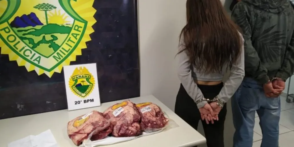 Casal confessou já ter sido preso outras vezes pelo mesmo motivo.
