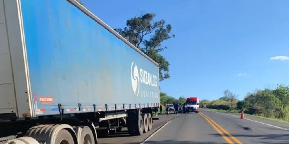 Imagem ilustrativa da imagem Menino morre atropelado por caminhão após soltar das mãos dos pais