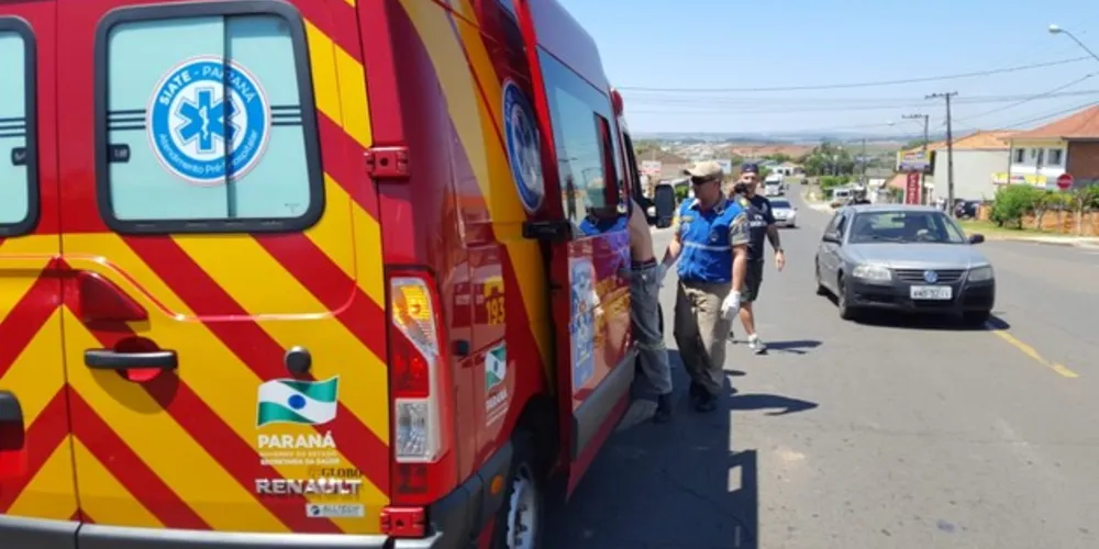  O motociclista teve ferimentos considerados de média intensidade, foi atendido pelo Siate e levado para o Pronto Socorro Municipal (PSM).
