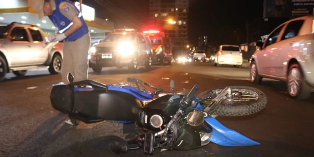 Imagem ilustrativa da imagem Acidente deixa motociclista gravemente ferido na Monteiro Lobato