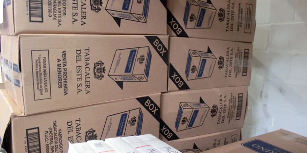 A maior parte dos produtos irregulares apreendidos na região, cerca de 75% deles, são cigarros, que representaram R$ 15 milhões