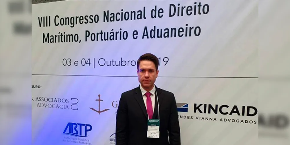 Imagem ilustrativa da imagem Marcus Freitas palestra em Congresso Nacional de Direito Marítimo