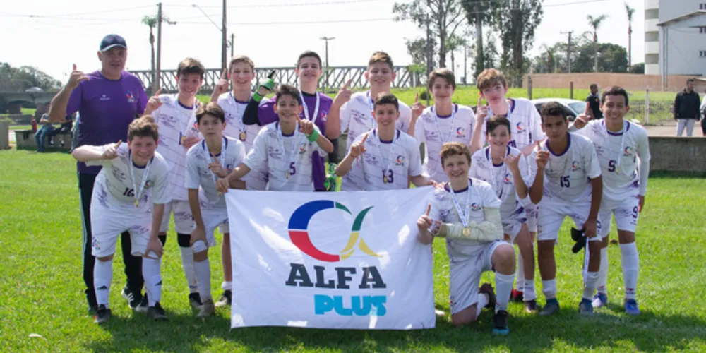 Na fase regional, disputada em Castro, o Alfa Plus conquistou três vitórias e um empate