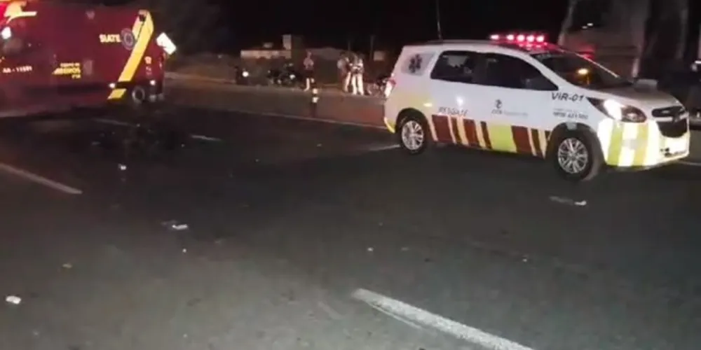 Acidente com morte aconteceu nessa noite na Avenida Souza Naves