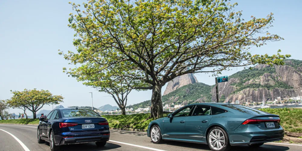 Motor 3.0 TFSI e transmissão S Tronic de sete velocidades equipam os dois modelos