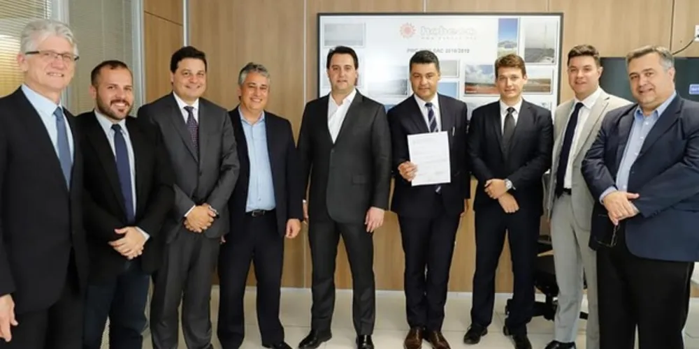 Prefeito de Ponta Grossa esteve com governador em Brasília para confirmar investimento