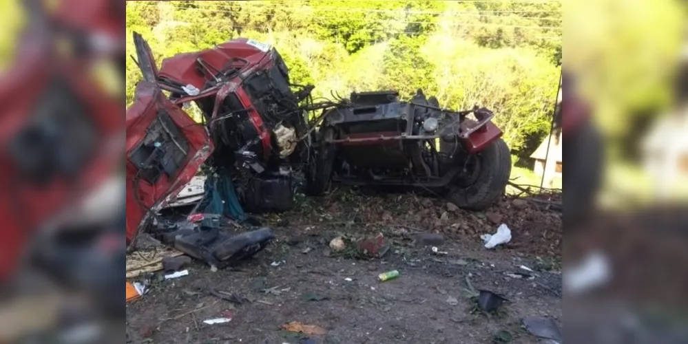 O veículo era conduzido por Valdecir Alves, 34. Ele morreu no local