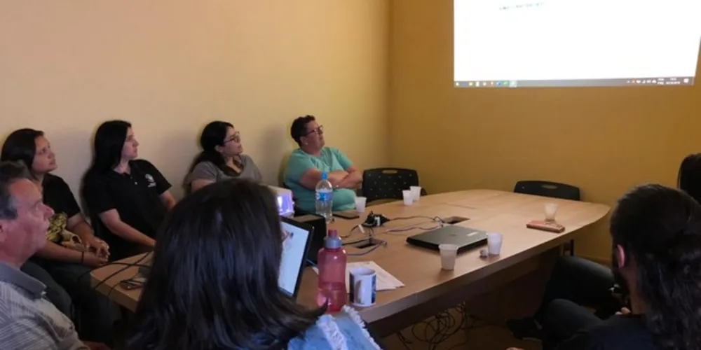 O curso foi ministrado pelo Coordenador Regional de Endemias da 3.ª RS/PG, Mauro Carvalho Leal