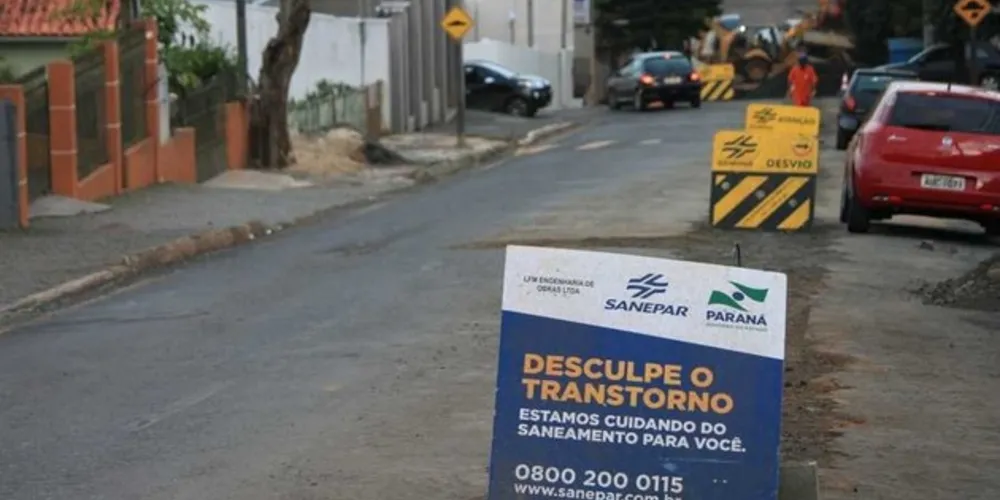 Desabastecimento acontece por conta de uma obra de revitalização na rede de água


