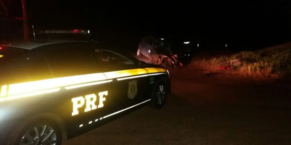 Imagem ilustrativa da imagem Idoso morre após colisão frontal na BR-153 em Tibagi