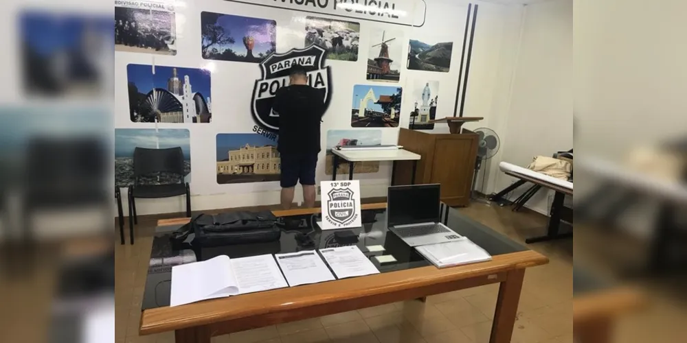 As investigações, através do Setor Operacional da13º (SPD) se iniciaram quando o acusado preso desta segunda-feira (14), fez diversas visitas em um condomínio de luxos e identificando-se como ‘Auditor’. 