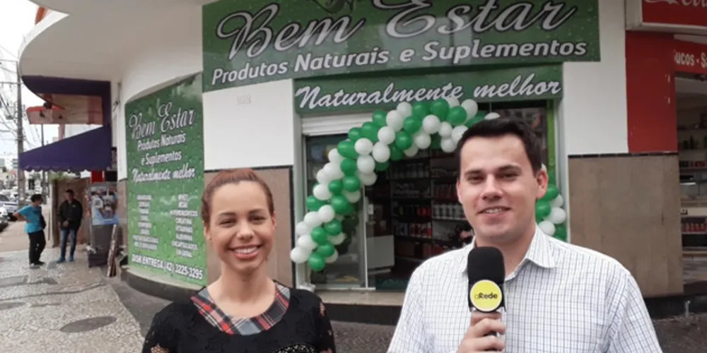 Imagem ilustrativa da imagem Bem Estar produtos naturais inagura loja no Calçadão de PG