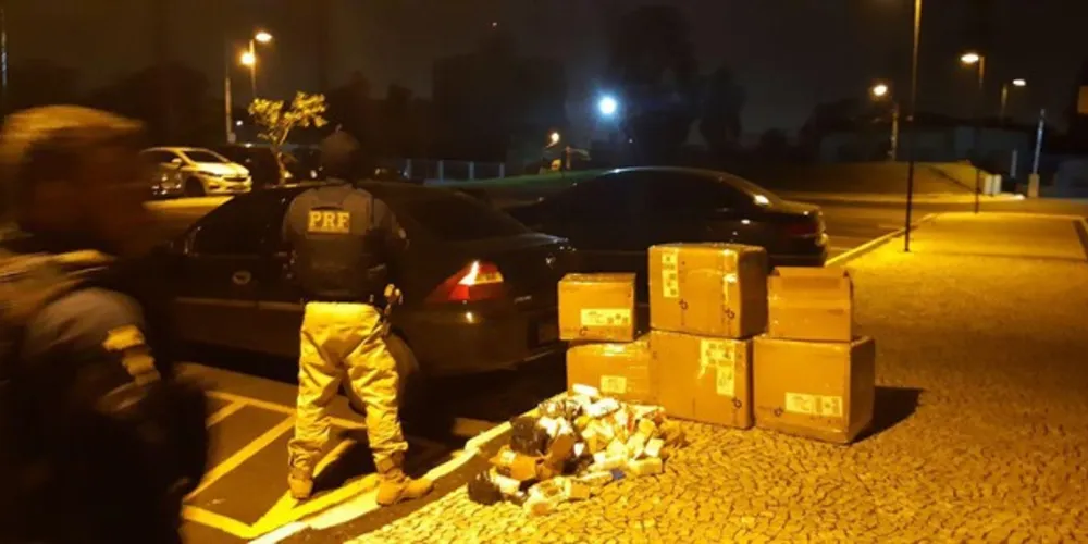 Imagem ilustrativa da imagem PRF apreende grande carga de remédio nos Campos Gerais