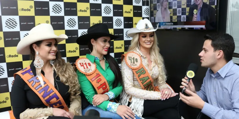 Imagem ilustrativa da imagem Veja quem passou no estande do Portal aRede nesta segunda