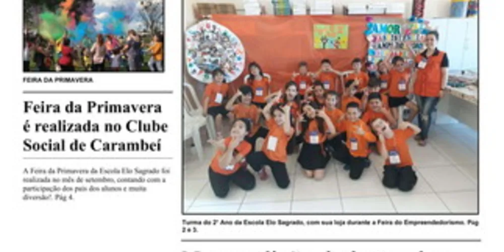 Imagem ilustrativa da imagem ‘Jornal Elo de Carambeí’ lança sua primeira edição