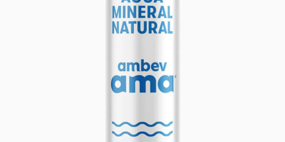 A primeira água mineral em lata do País, que vem para complementar o portfólio da marca AMA. 