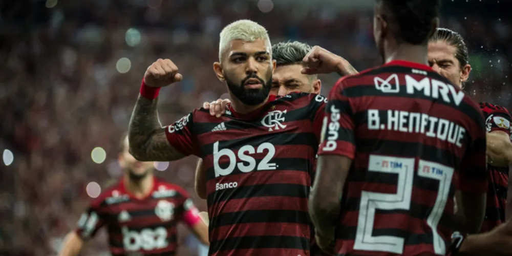 Gabigol marcou duas vezes na goleada do Flamengo