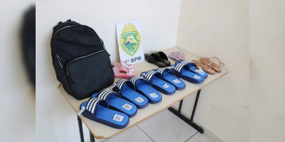 Produtos estavam escondidos na mochila da adolescente, segundo a PM