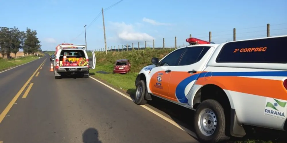 Vítima foi ejetada no capotamento e morreu ainda no local do acidente