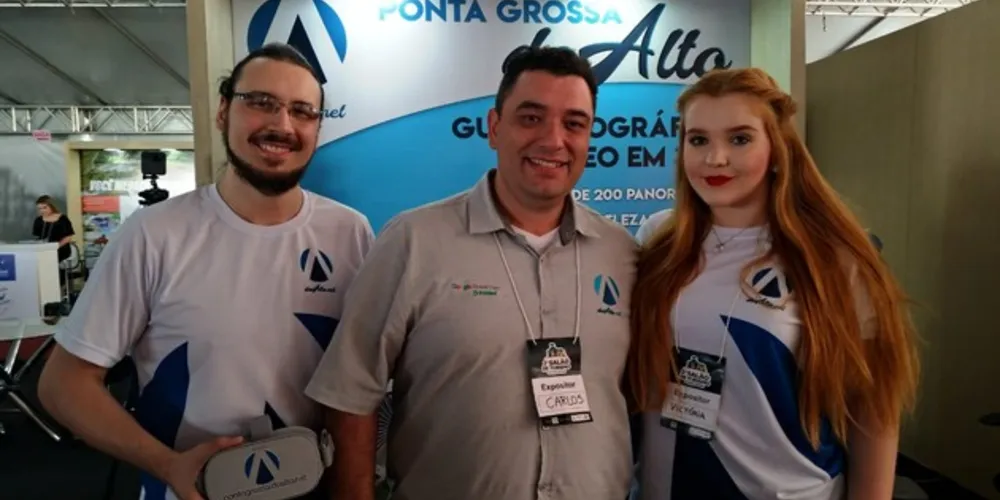 Imagem ilustrativa da imagem Estande mostra Ponta Grossa por meio da realidade virtual
