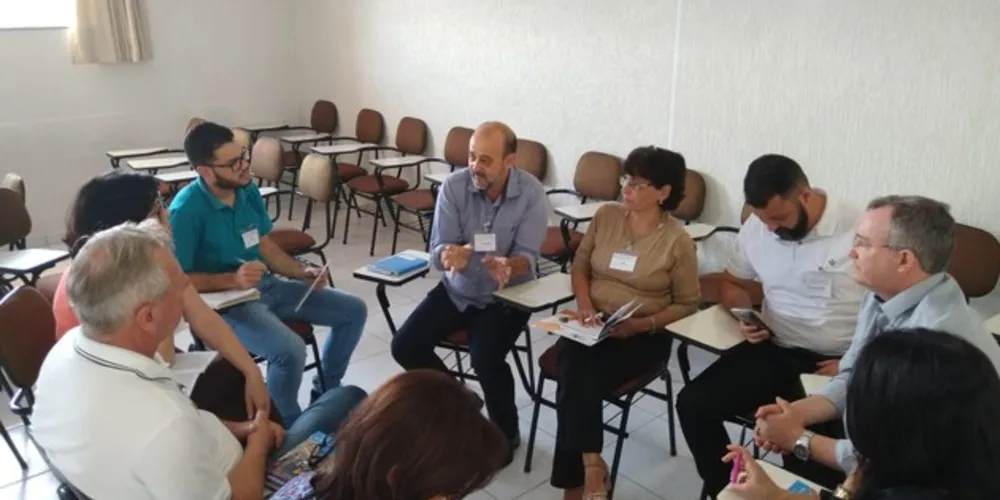 O seminário  reuniu lideranças das dioceses e arquidioceses do Regional Sul 2.