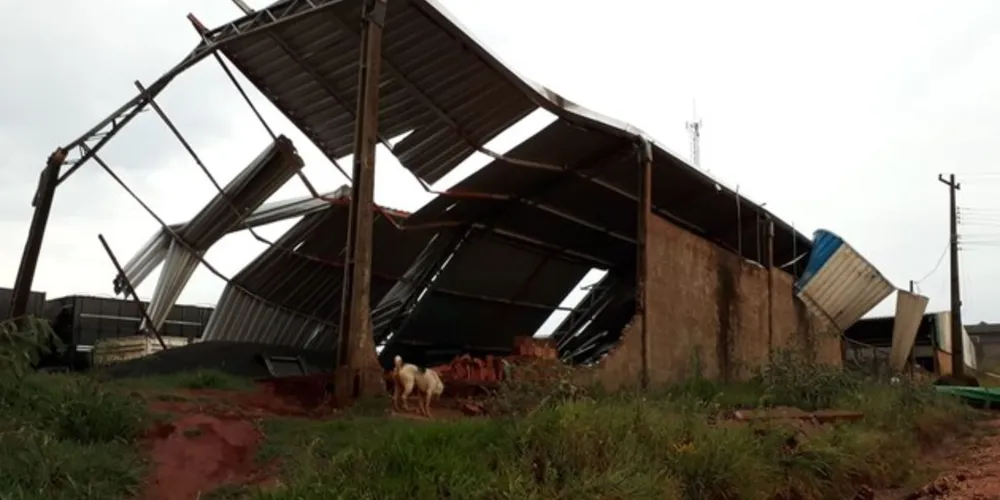 Imagem ilustrativa da imagem Chuva deixa rastro de destruição em Ponta Grossa