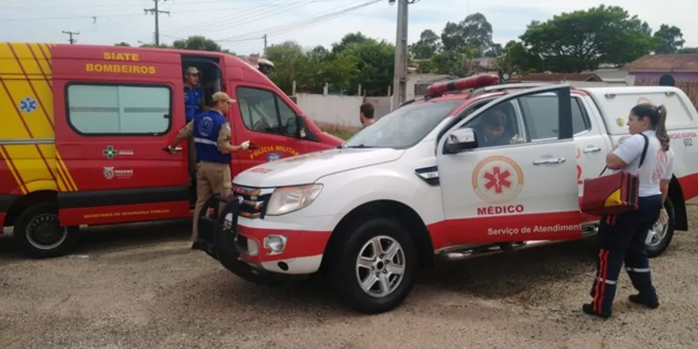 Após os militares chegar no local encontraram as vítimas escondidas em um estabelecimento comercial onde pediram socorro.