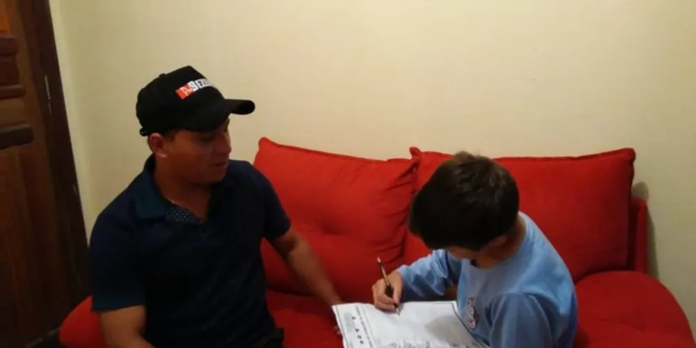 Imagem ilustrativa da imagem Trânsito é tema de aula com o JM em 5º ano A