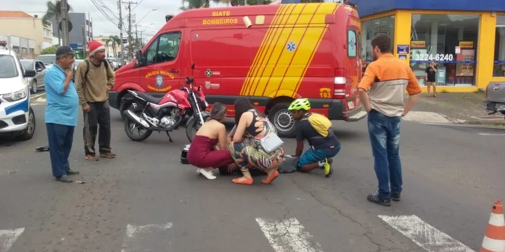 Imagem ilustrativa da imagem Batida entre motos deixa dois feridos na Nova Rússia