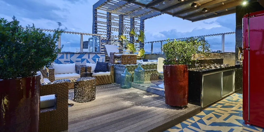 Cobertura projetada por Maycon Altera foi inspirados nos rooftops de Nova York