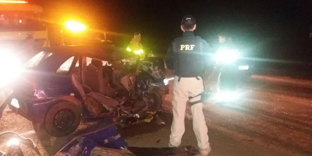 Vítimas foram levadas para hospitais de Guarapuava, uma delas em estado grave