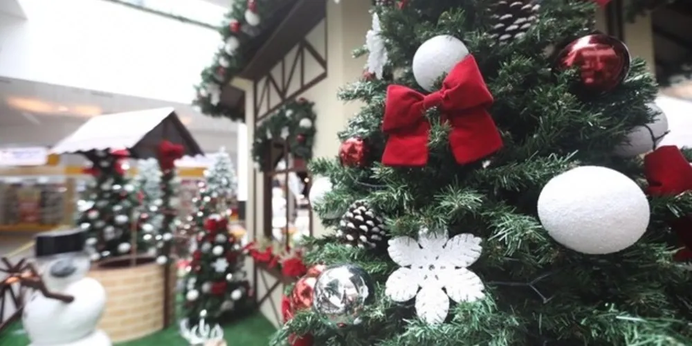 Imagem ilustrativa da imagem Papai Noel inaugura decoração natalina no Palladium Shopping