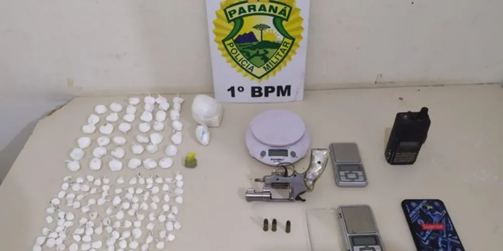 Cocaína estava dividida em porções para a venda