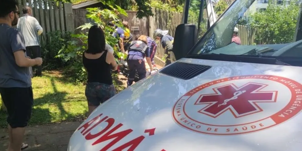 Cachorros não deixaram socorristas entraram para atender idosa