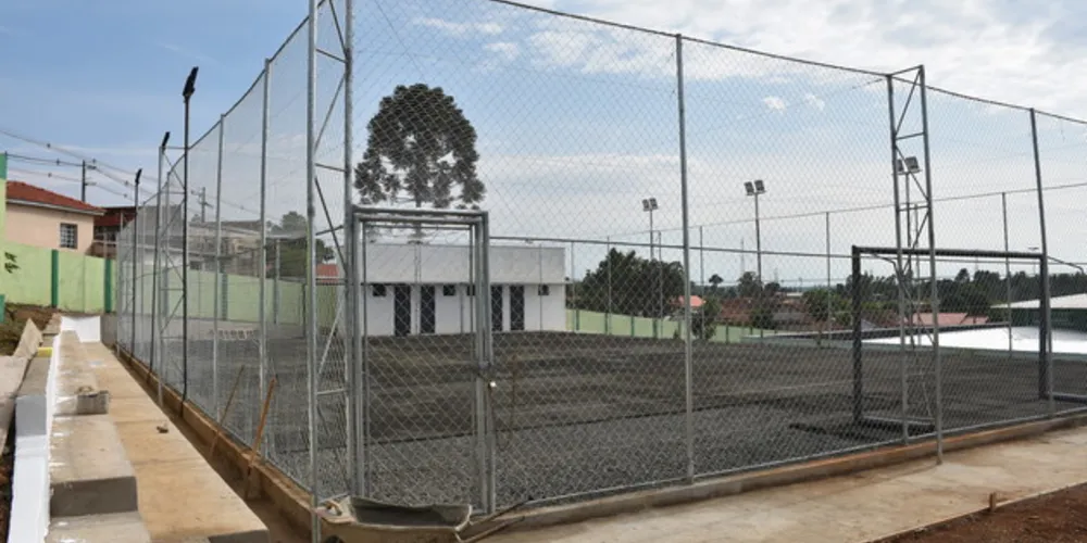 A obra tem o objetivo principal de servir aos alunos em práticas esportivas e atividades recreativas