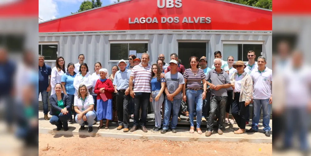 O módulo conta com estrutura de sala para médico, enfermeira, banheiro e recepção