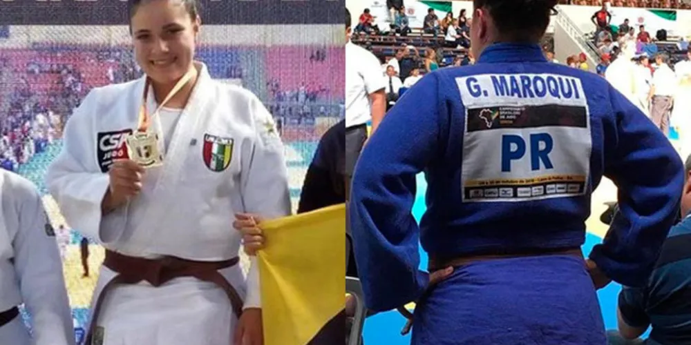  A atleta Gabriele de 19 anos está na 12°colocação no Brasil na categoria pesado, sendo a mais bem rankeada do PR.