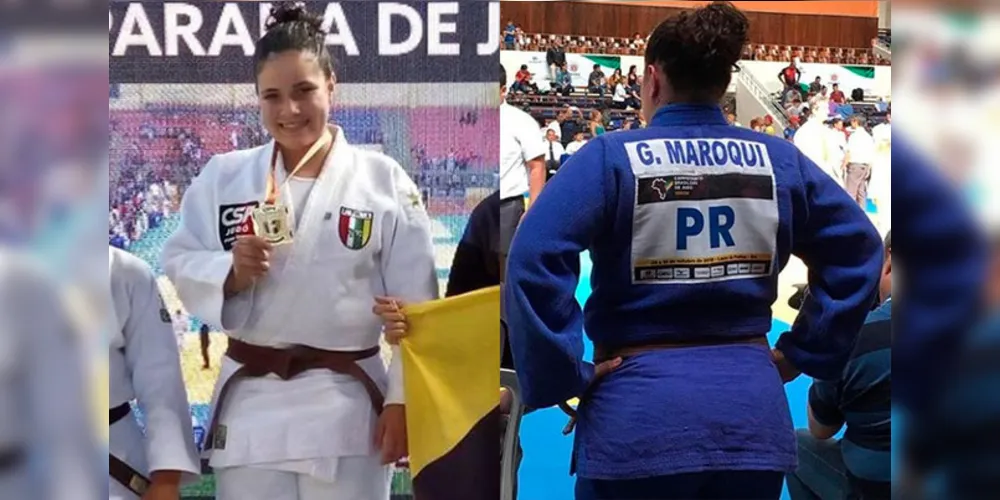  A atleta Gabriele de 19 anos está na 12°colocação no Brasil na categoria pesado, sendo a mais bem rankeada do PR.