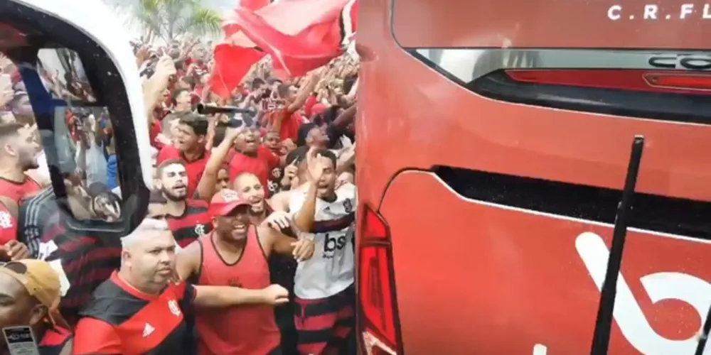 Imagem ilustrativa da imagem Confira a expectativa da torcida do Flamengo ao vivo de Lima