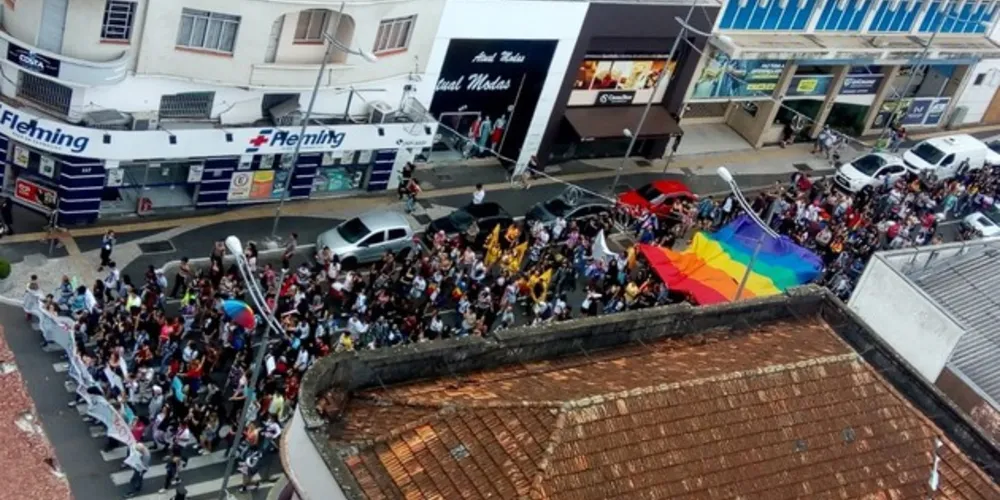 Marcha percorreu a avenida Vicente Machado