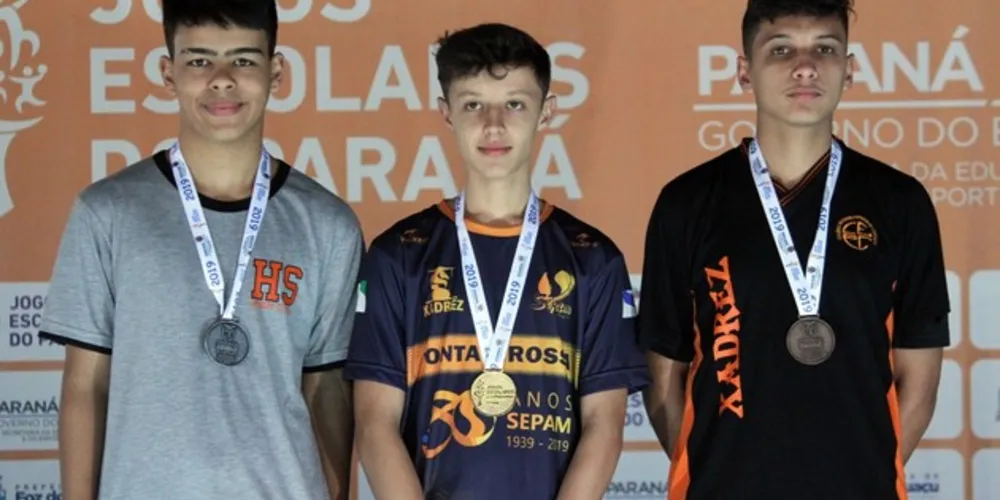 Anderson conseguiu a vaga após ter conquistado o título de campeão individual nos Jogos Escolares do Paraná (JEPs) deste ano